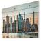 Designart - New York City Skyline - Photography Print on Natural Pine Wood